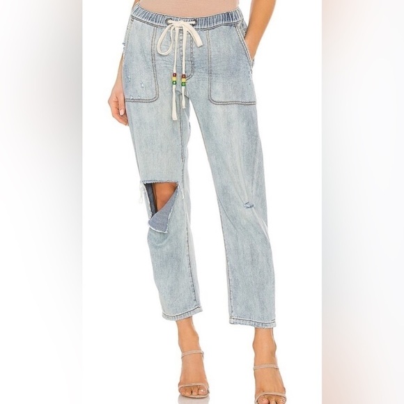 One Teaspoon Denim - One Teaspoon Montana Shabbies Drawstring Boyfriend Pant, XS NWT